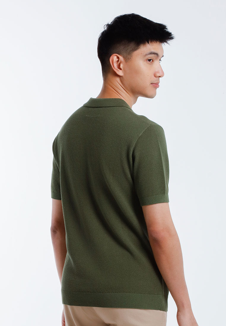 Alain Delon Baju Polo Lelaki | Alain Delon Mens Knits Polo Shirt Short Sleeve - 16025002