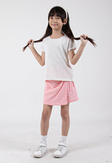 Forest Kids Girl Round Neck Short Sleeve Knit Top | Baju Budak Perempuan - FK820075