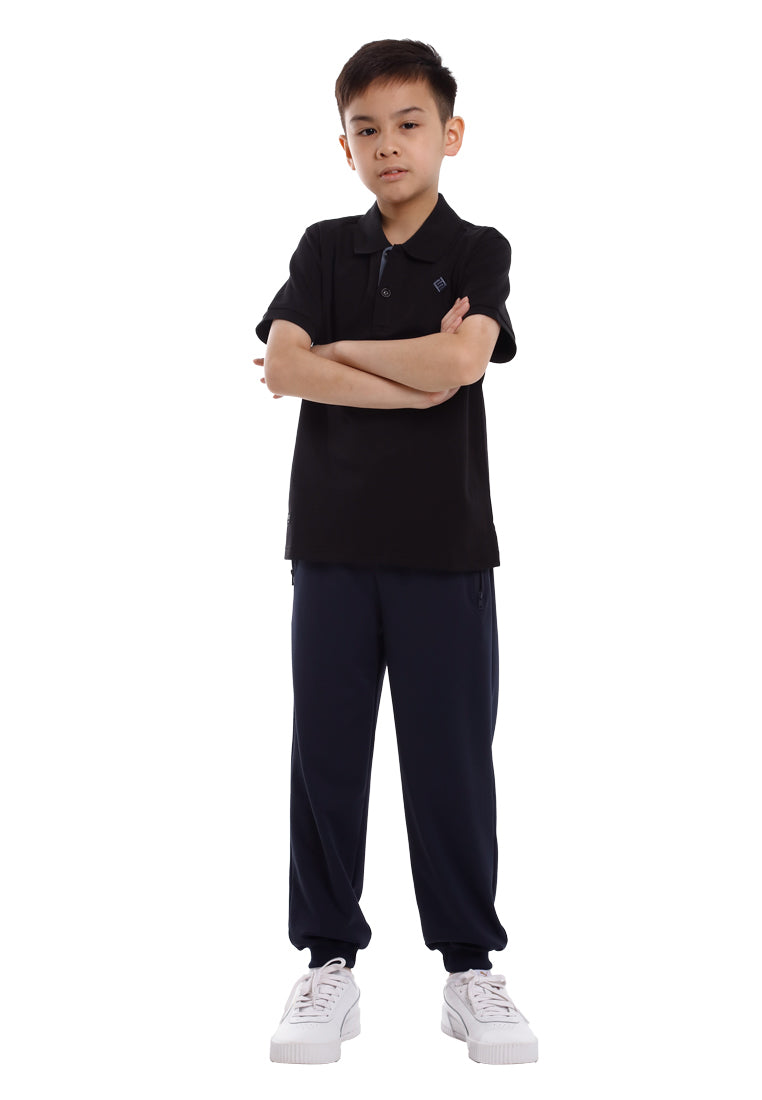 Forest Seluar Panjang Budak | Forest Kids Unisex Boys Girls Fine Polyester Spandex Stretchable Jogger Pants - FK10057