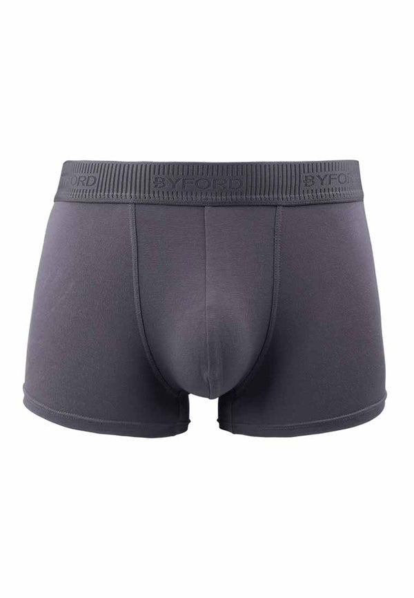 (2 Pcs) Byford Mens Bamboo Spandex Shorty Brief Underwear Assorted Colours - BUD5261S