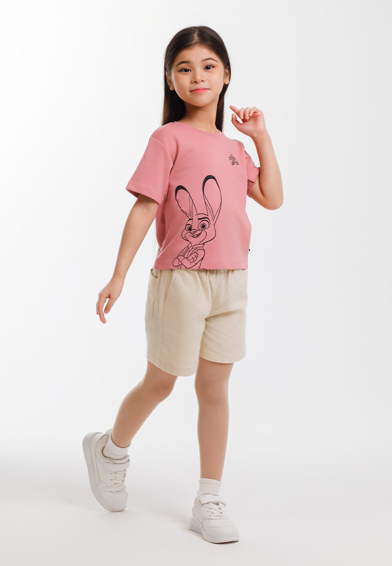 Forest T Shirt Perempuan/Budak | Forest x Disney Zootopia 2 Premium Cotton Cropped Women/Kids Tee - FW820155/FWK820155