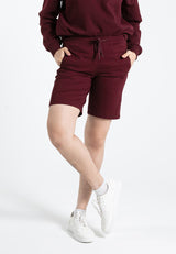 Forest Ladies 18.5/19.5" Cotton Twill Elastic Waist Quarter Women Shorts Casual Short Pants | Seluar Perempuan - 865097