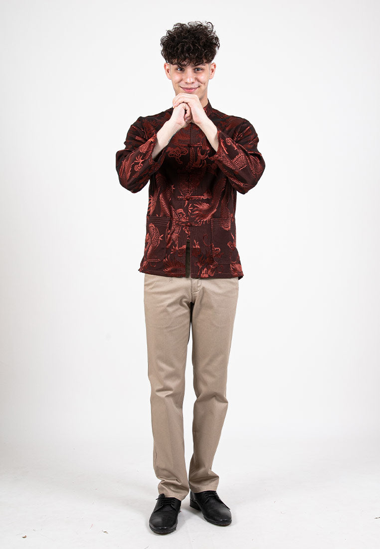 Alain Delon Chinese New Year Tang Suit Samfu Traditional Long Sleeve - 15523021