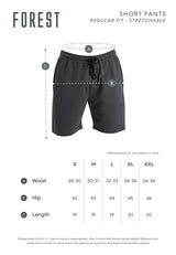 Forest Stretchable Elastic Waist Casual Shorts Pants | Seluar Pendek Lelaki - 65857