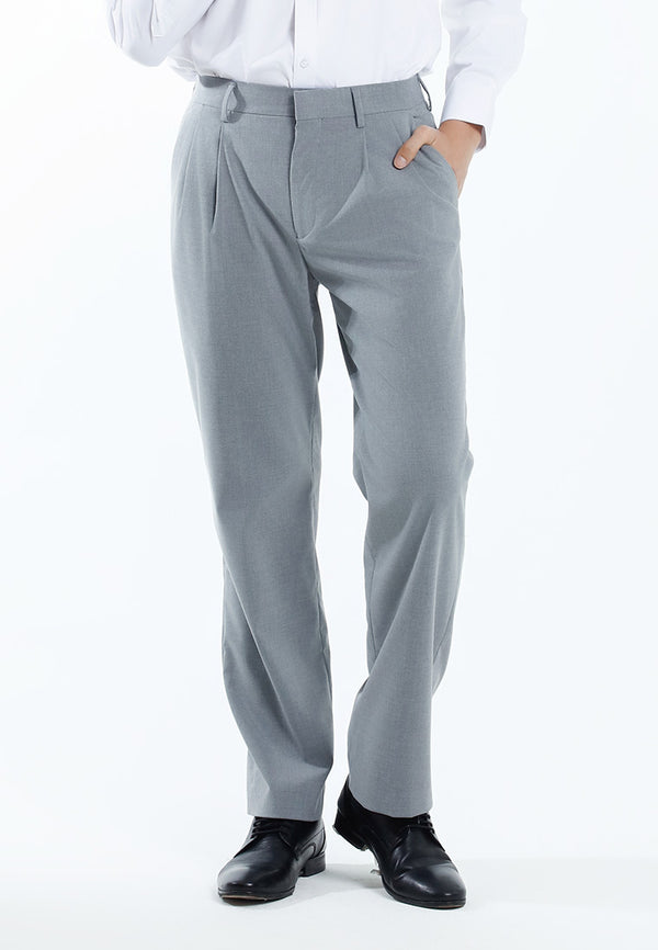 Alain Delon Seluar Lelaki | Alain Delon  Slack Pant Regular Fit Double Pleats - 11025002