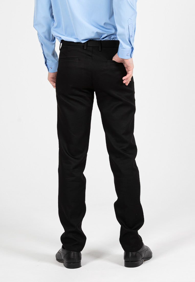 Byford Slim Fit Flat Front Cotton Pants - 3223003A