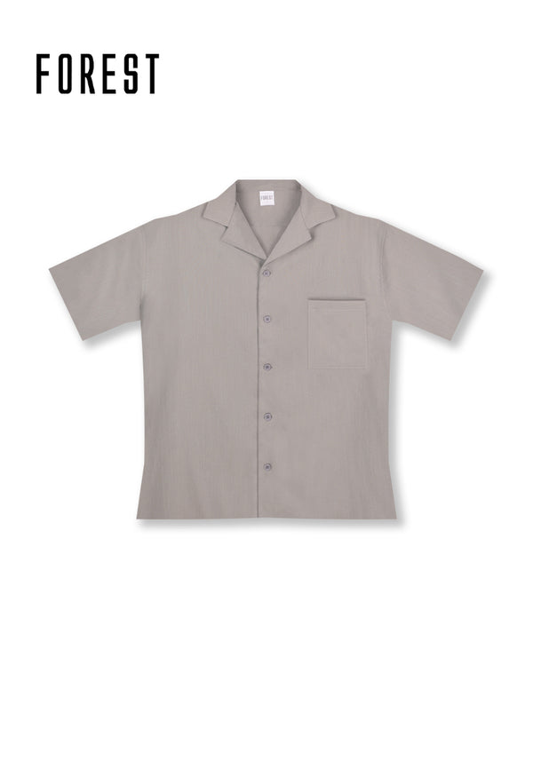 (1 Pc) Forest Unisex Linen Feel Cotton Short Sleeve Pyjamas - FPU0023ST