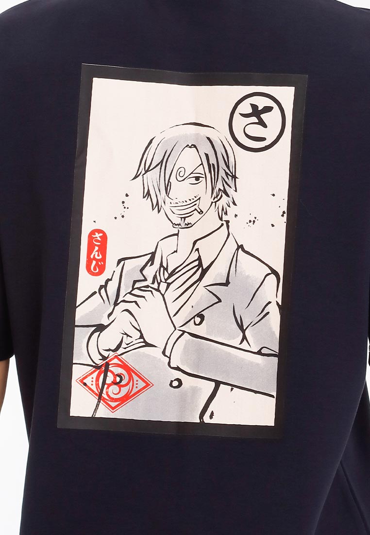 Forest Baju T Shirt/Seluar Lelaki | Forest x One Piece Sanji Premium Air-Cotton Oversized Mens Tee - FO20002/FO10002