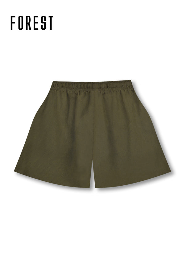 (1 Pc) Forest Unisex Linen Feel Cotton Short Bottom Pyjamas - FPU0022S