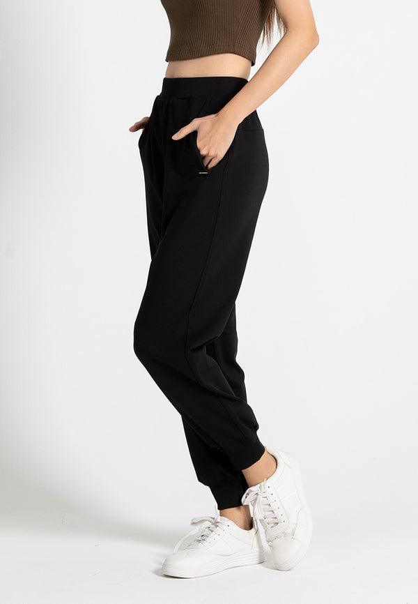 Forest Ladies Fine Polyester Spandex Jogger Pants Women Stretchable Long Pants | Seluar Panjang Perempuan - 810501