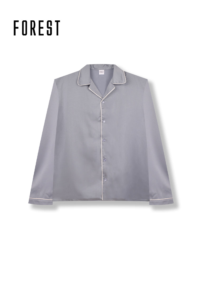 (1 Pc) Forest Unisex Microfiber Feel Long Sleeve Long Pants Pyjamas Selected Colours - FPU0017LL