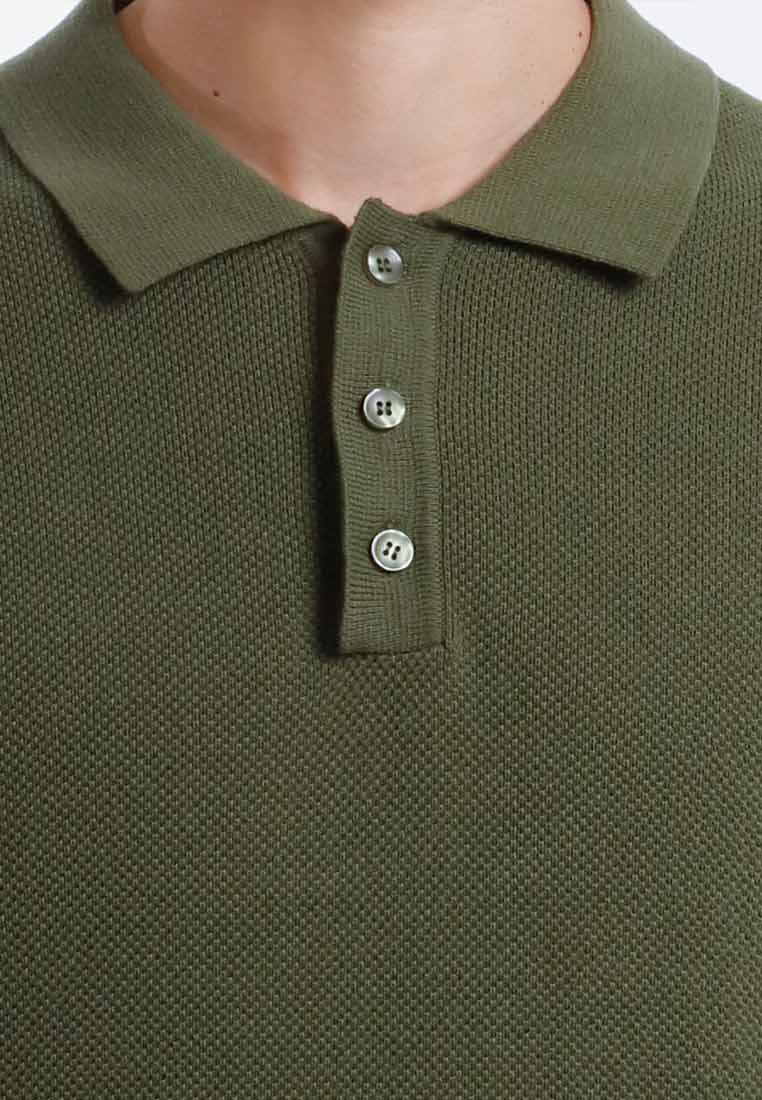 Alain Delon Baju Polo Lelaki | Alain Delon Mens Knits Polo Shirt Short Sleeve - 16025002