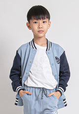 Forest X Garfield 320GSM Heavy Weight Cotton Terry Baseball Jacket Men /Ladies / Kids Sweater- FG30002/FG830002/FGK30002