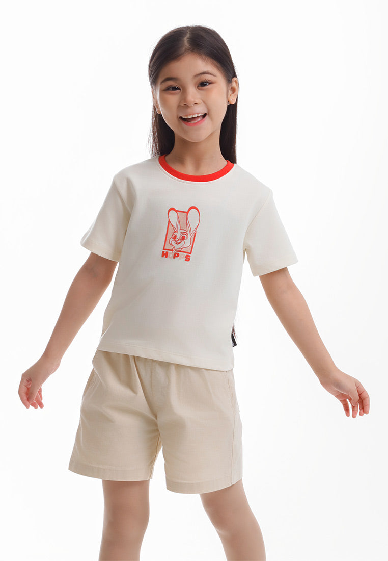 Forest T Shirt Perempuan/Budak | Forest x Disney Zootopia 2 Premium Cotton Cropped Women/Kids Tee - FW820151/FWK820151