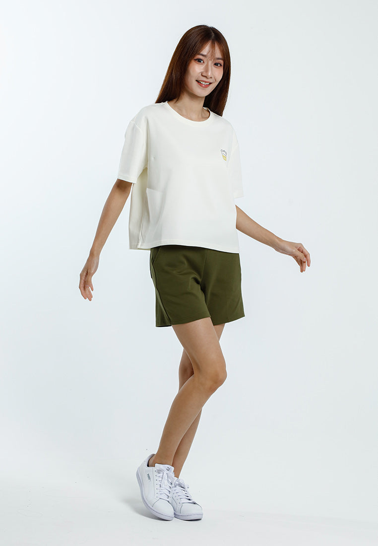 Forest Seluar Pendek Perempuan | Forest Ladies Cotton Interlock Casual Shorts Women Short Pants - 860168