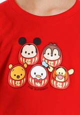 Forest x Disney Tsum Tsum Cotton Round Neck CNY Tee Kids  - FWK20111