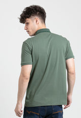 Forest Premium Weight Cotton Polo Tee 220gsm Interlock Knitted Polo T Shirt | Baju T Shirt Lelaki - 23905