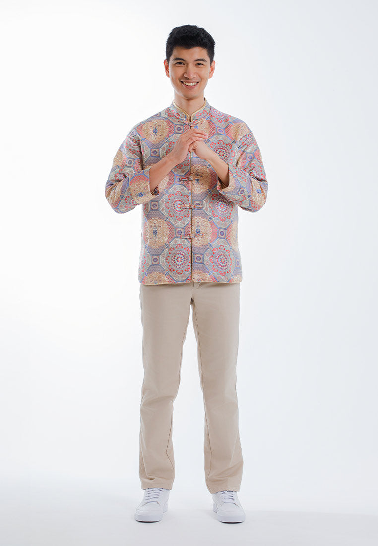Byford CNY Tang Fu Lelaki | Byford Mens Tang Fu Jacquard Long Sleeve - 3526904Z