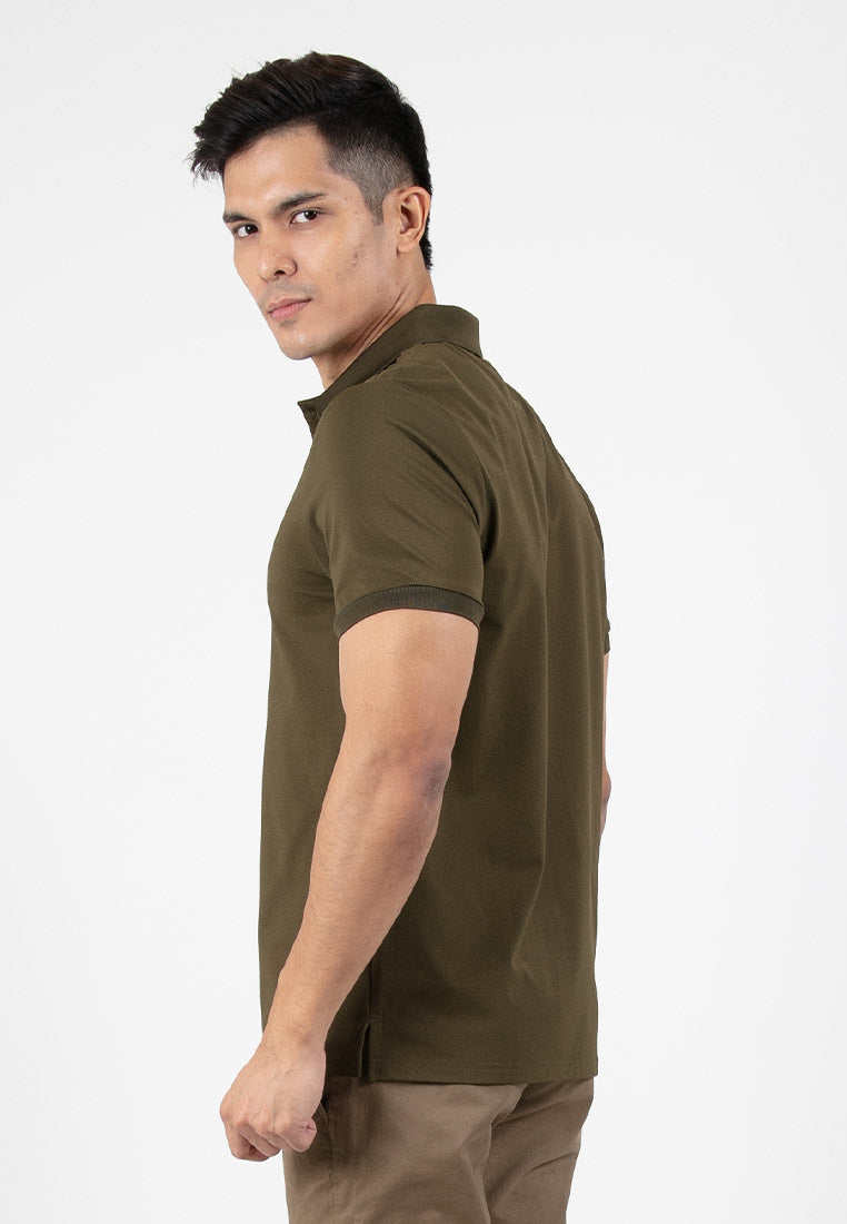 Forest DRI-FIT Plain Polo T Shirt Men Polo Tee | Baju T Shirt Lelaki - 23768