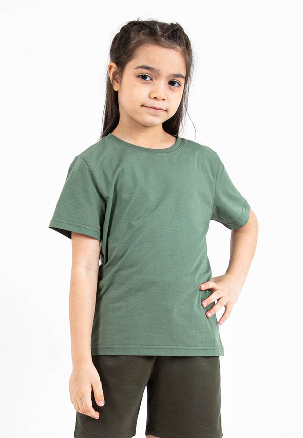 Forest Kids Unisex Premium Soft-Touch Cotton Regular Fit Round Neck Tshirt | Baju T Shirt Budak - FK82001
