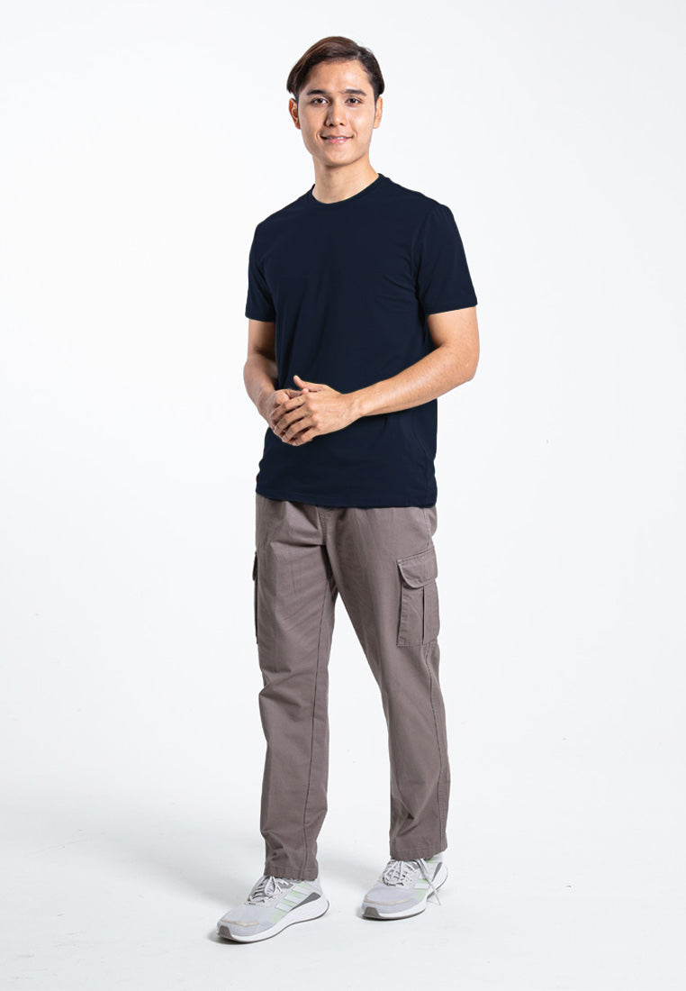 Forest Plus Size Premium Soft-Touch Cotton Slim Fit Plain Tee T Shirt Men - PL23791