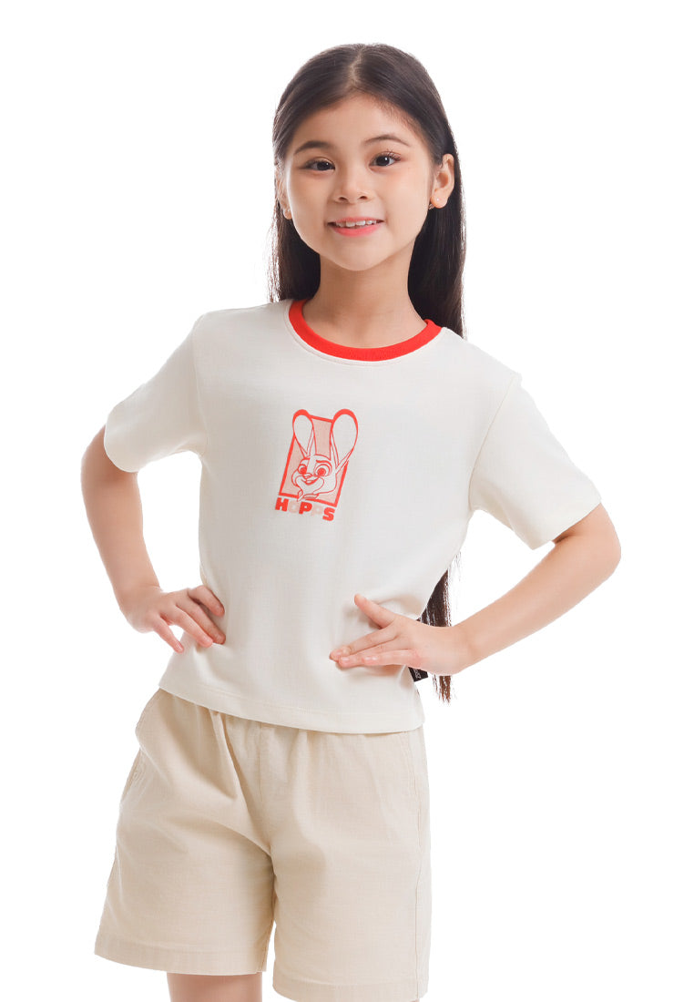 Forest T Shirt Perempuan/Budak | Forest x Disney Zootopia 2 Premium Cotton Cropped Women/Kids Tee - FW820151/FWK820151