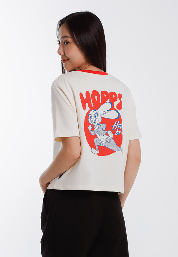 Forest T Shirt Perempuan/Budak | Forest x Disney Zootopia 2 Premium Cotton Cropped Women/Kids Tee - FW820151/FWK820151