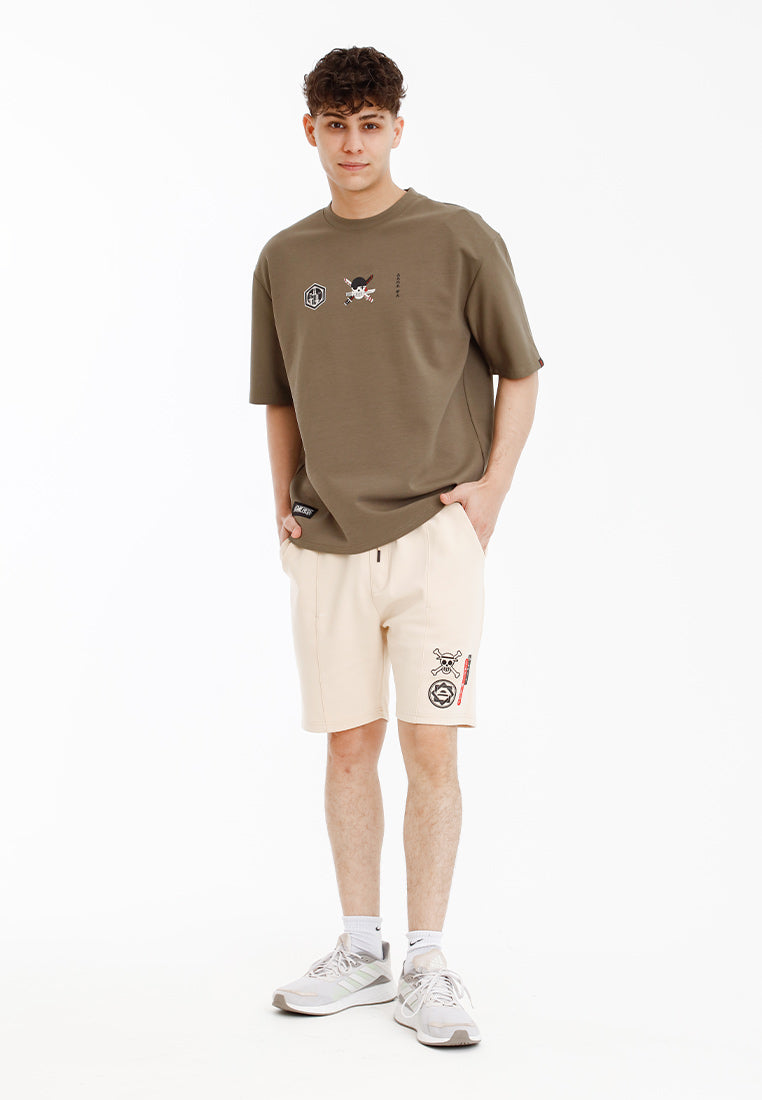 Forest Baju T shirt/Seluar Lelaki | Forest x One Piece Zoro Premium Air-Cotton Oversized Mens Tee/Pants - FO20009/FO65000