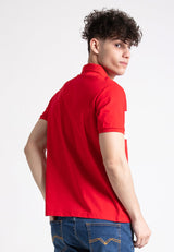 Forest  Stretchable Soft Cotton Colour Block Short Sleeve Cut & Sew Men Polo T Shirt | T Shirt Lelaki - 23814