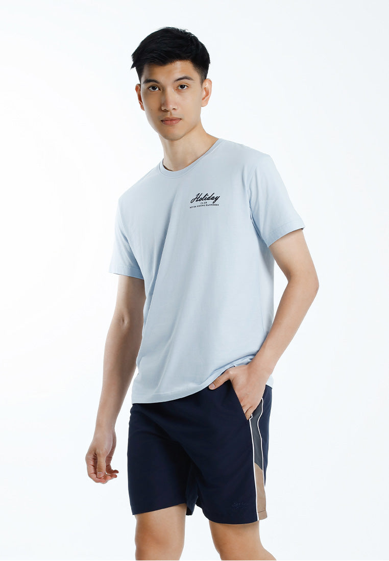 Forest T Shirt Lelaki | Forest Regular Fit Graphic Printed Round Neck Short Sleeve T Shirt Men - 24083