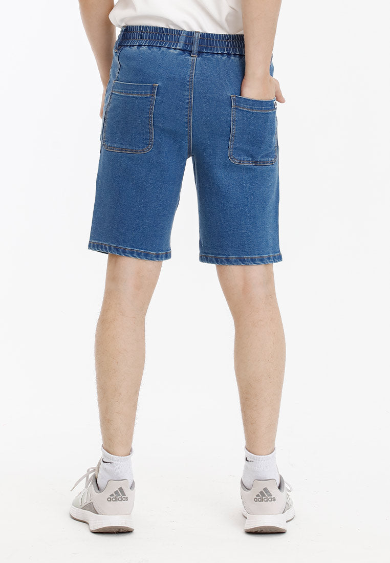 Forest Casual Denim Elastic Shorts Pants | Seluar Pendek Lelaki - 670220