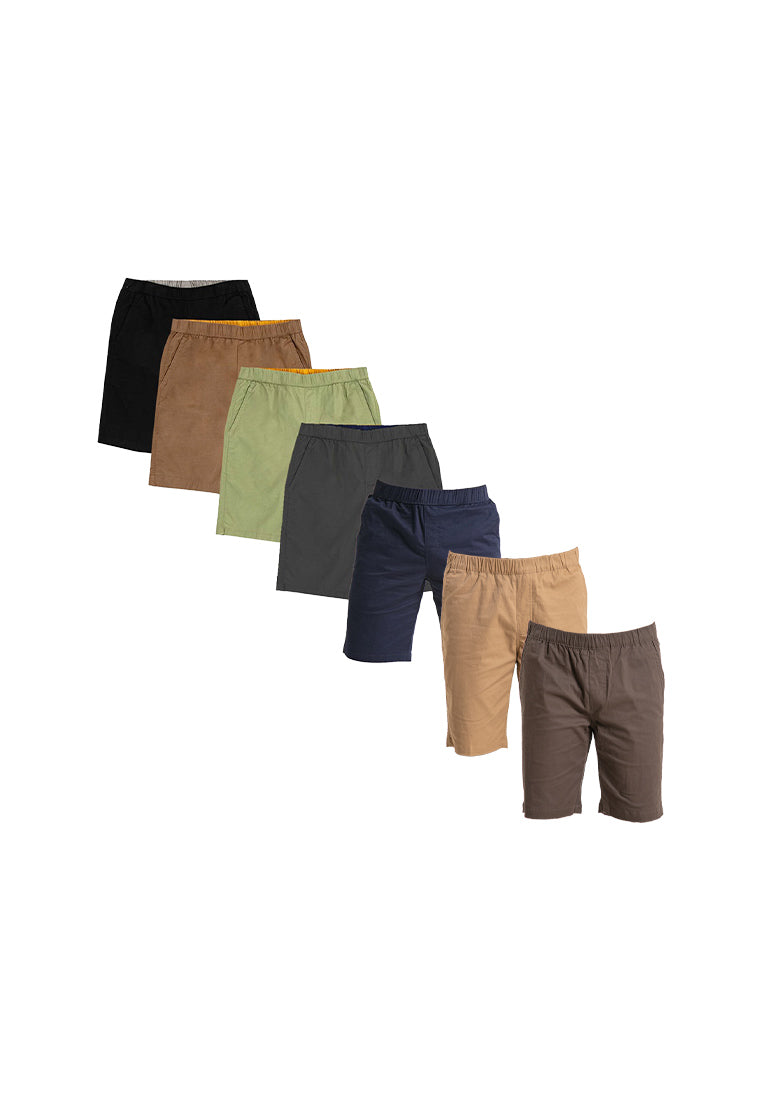 Forest 100% Cotton Twill Stretchable Slim Fit Short Pants Men Casual Shorts | Seluar Pendek Lelaki - 665068