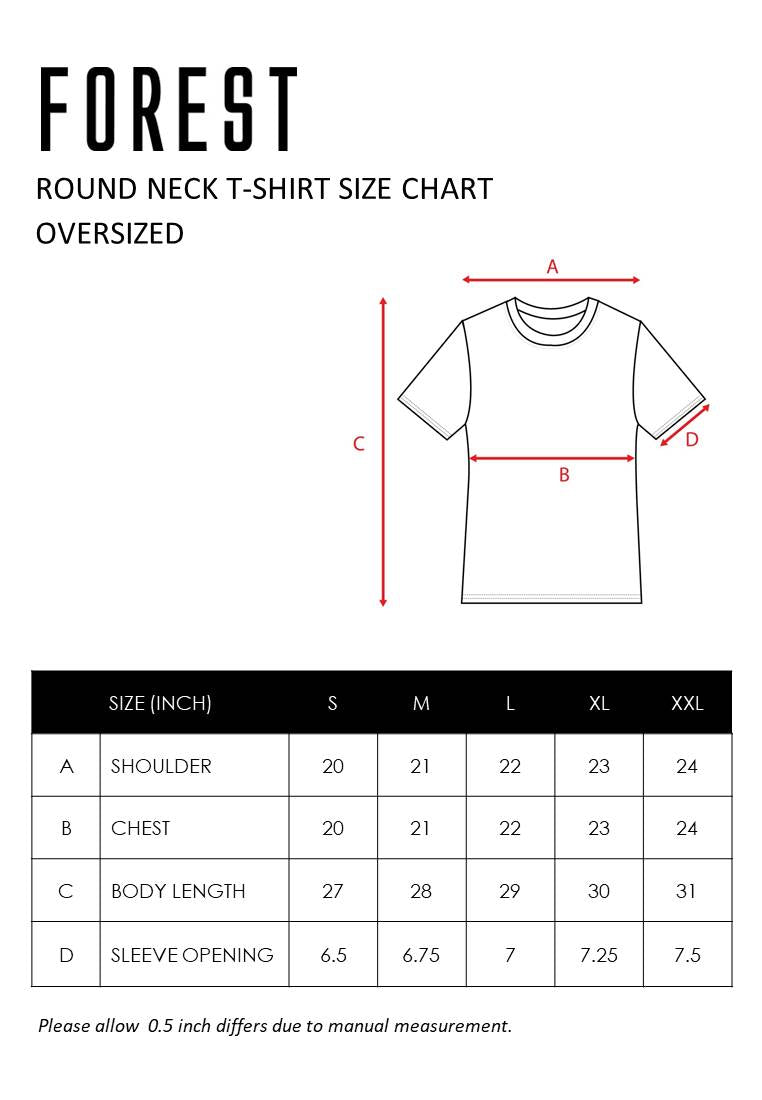 Forest Oversized Graphic Tee Crew Neck Short Sleeve T Shirt Men | Oversized Shirt Men - 621341
