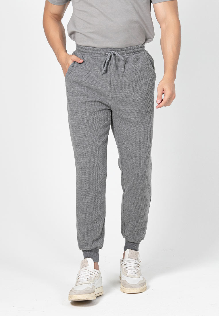 Forest Waffle Knit Sweatpants Men Track Pants | Seluar Panjang Lelaki - 10774