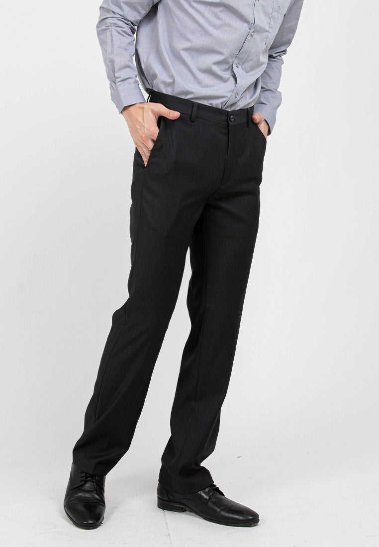 Alain Delon Modern Fit Flat Front Slack Pants - 11022003