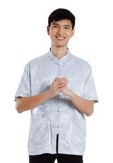 Alain Delon 2025 CNY Men Traditional PV Short Sleeve Shirt Tang Suit | Sam Fu | 唐装 -14525006