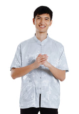 Alain Delon 2025 CNY Men Traditional PV Short Sleeve Shirt Tang Suit | Sam Fu | å”è£… -14525006