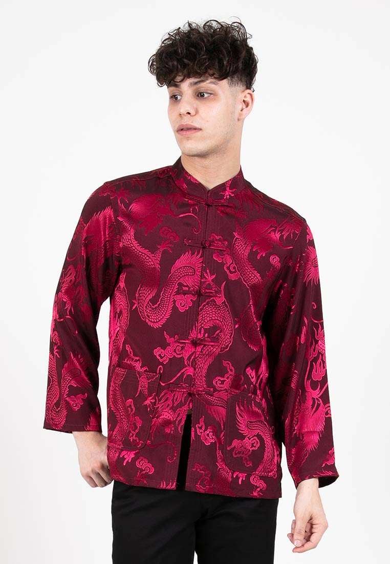 Alain Delon Chinese New Year Tang Suit Samfu Traditional Long Sleeve - 15523021