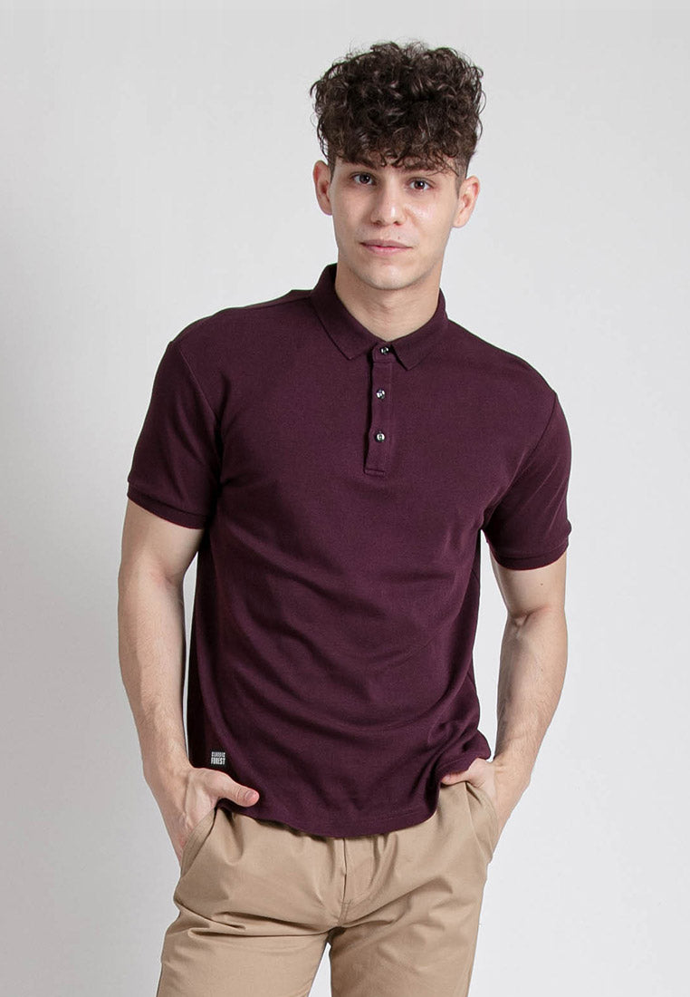 Forest Premium Weight Cotton 220gsm Interlock Knitted Polo Tee - 23635B