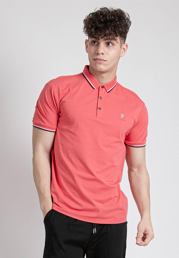 Forest Soft-Touch Silky Cotton Slim Fit Mercerized Look Knitted Polo Tee | Baju T Shirt Lelaki - 23749 B