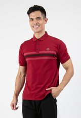 Forest Stretchable Casual Polo Tee Slim Fit Polo T Shirt Men | Baju T Shirt Lelaki - 23873