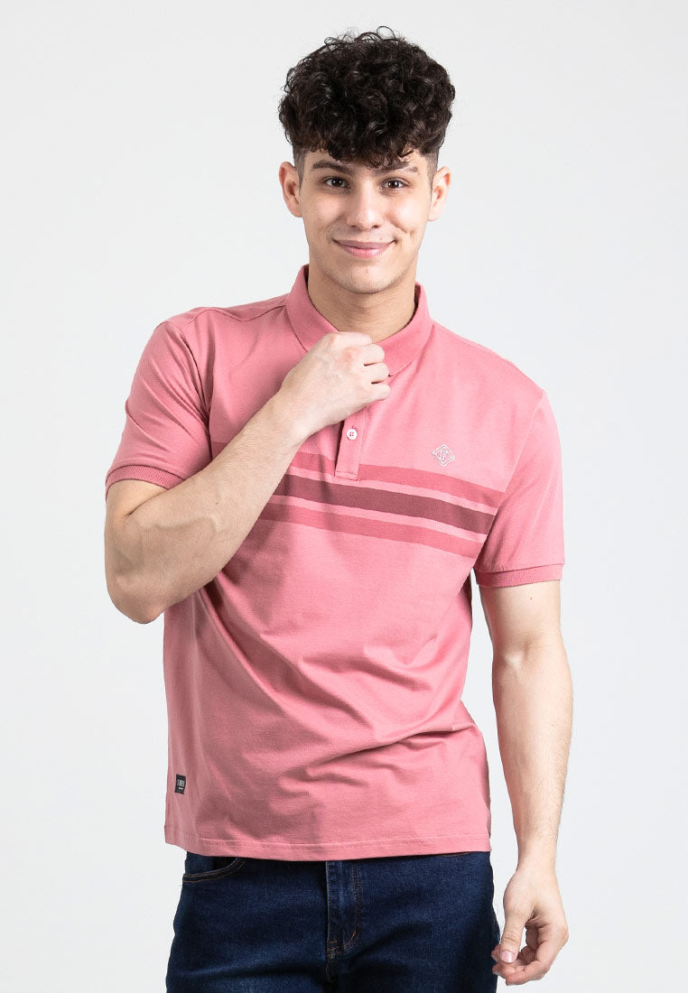 Forest Stretchable Casual Polo Tee Slim Fit Polo T Shirt Men | Baju T Shirt Lelaki - 23873