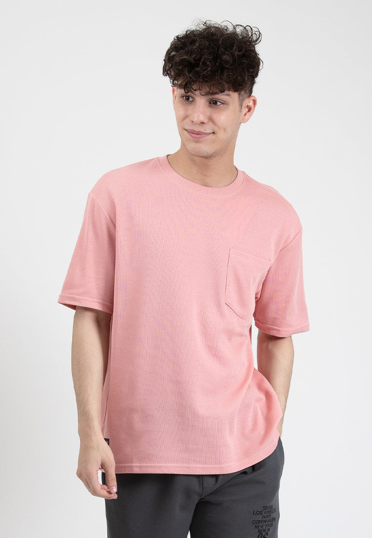 Forest Premium Weight Cotton Oversized Round Neck Tee Men Casual | Baju T Shirt Lelaki - 23881