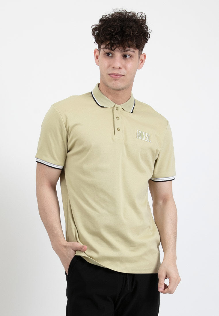 Forest Premium Weight Cotton Polo Tee 220gsm Interlock Knitted Polo T Shirt | Baju T Shirt Lelaki - 23888