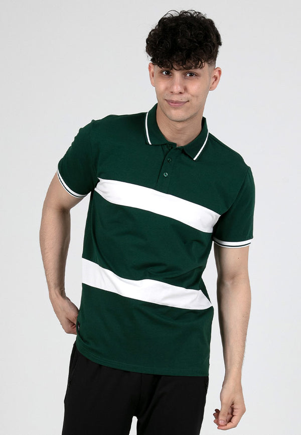 Forest Premium Weight Cotton Stretchable Polo T Shirt Men Slim Fit Collar Tee | Baju T Shirt Lelaki - 23890