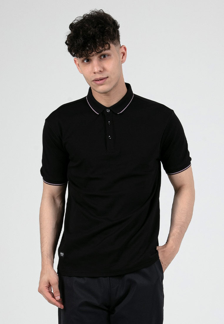 Forest Premium Weight Cotton 220gsm Interlock Knitted Polo Tee | Baju Tee Shirt Lelaki - 23908