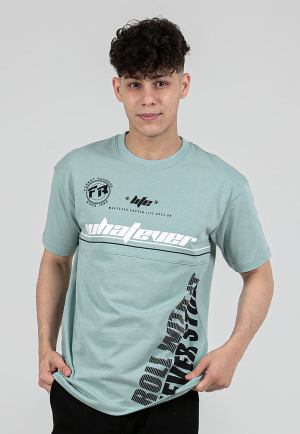 Forest Boxy Cut Graphic Tee Crew Neck Short Sleeve T Shirt Men | Oversized Shirt Men - 23943