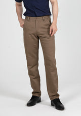 Byford Slim Fit Flat Front Cotton Pants - 3223001A