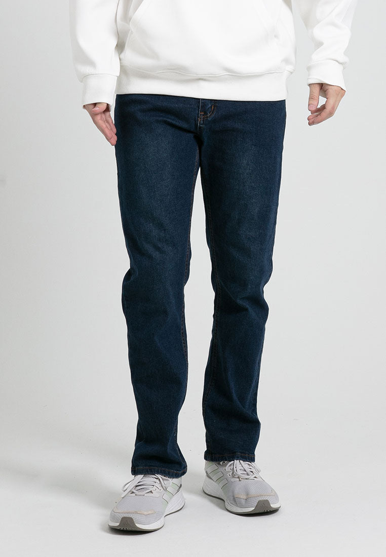 Forest Stretchable Straight Cut Jeans Men Denim Jeans | Seluar Jeans Lelaki Straight Cut- 610215