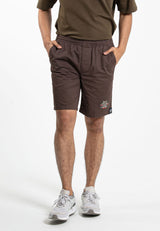 Forest 100% Cotton Twill Short Pants Men Woven Casual Shorts | Seluar Pendek Lelaki - 65804